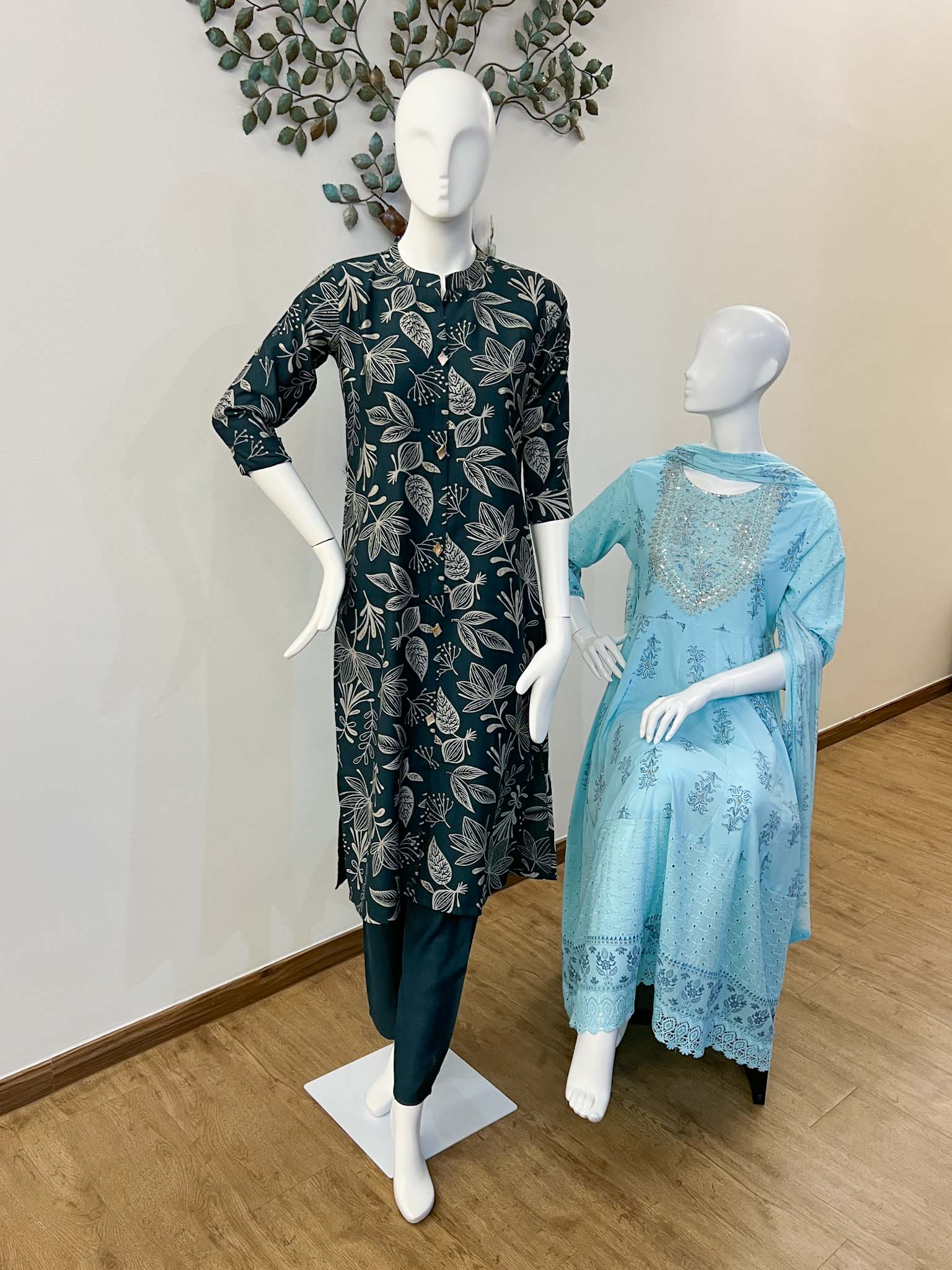 DSB0825-32 - Green Kurta & Pants - Image 3