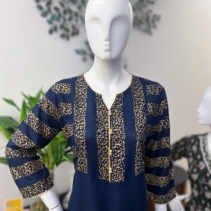 SB0226-09 Navy Blue Kurta & Pants
