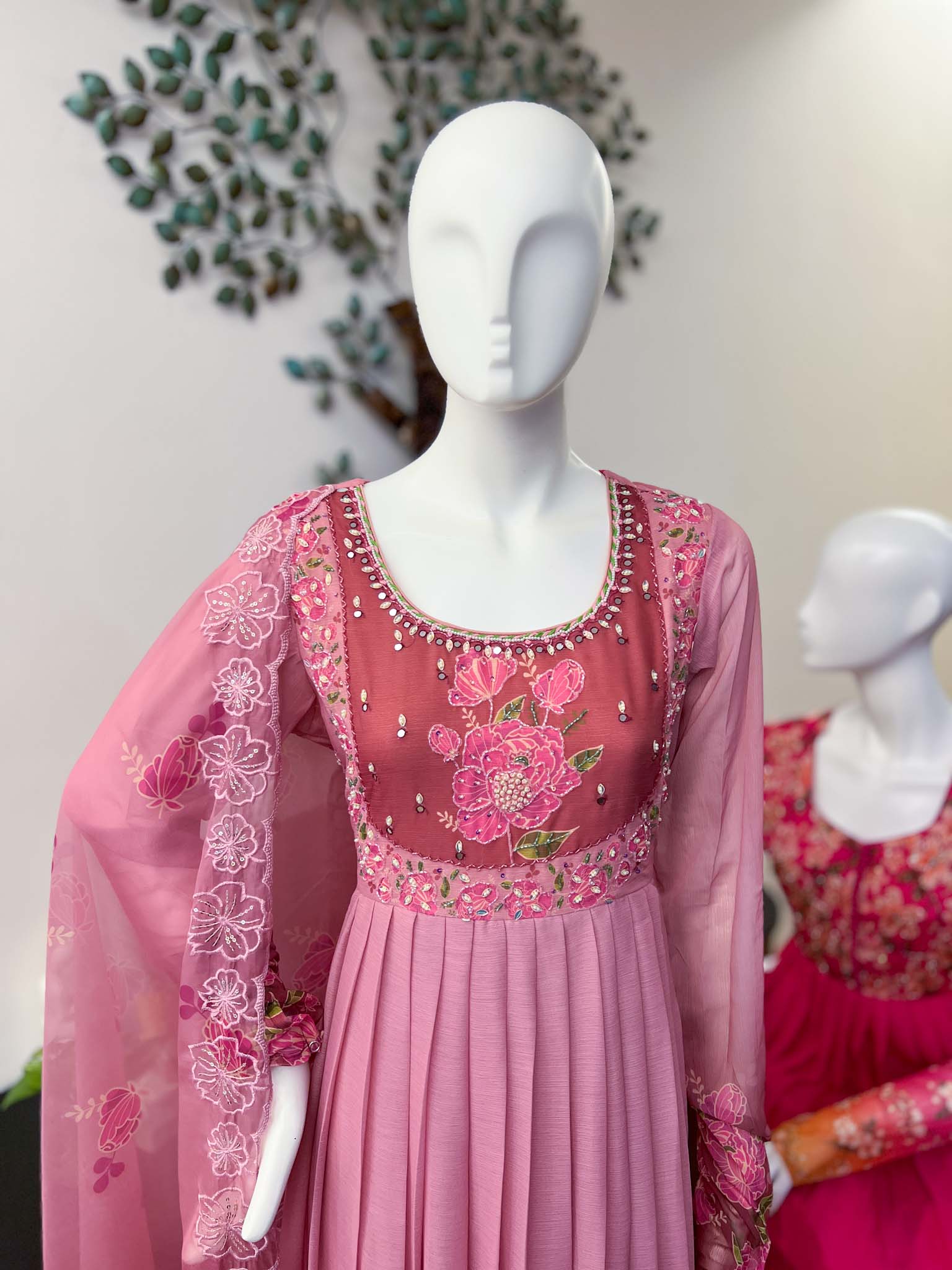 SB1125-04 Blush Pink Anarkali Set