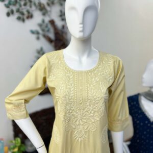 DSB0826-05-01 Pastel Yellow Kurta & Pants