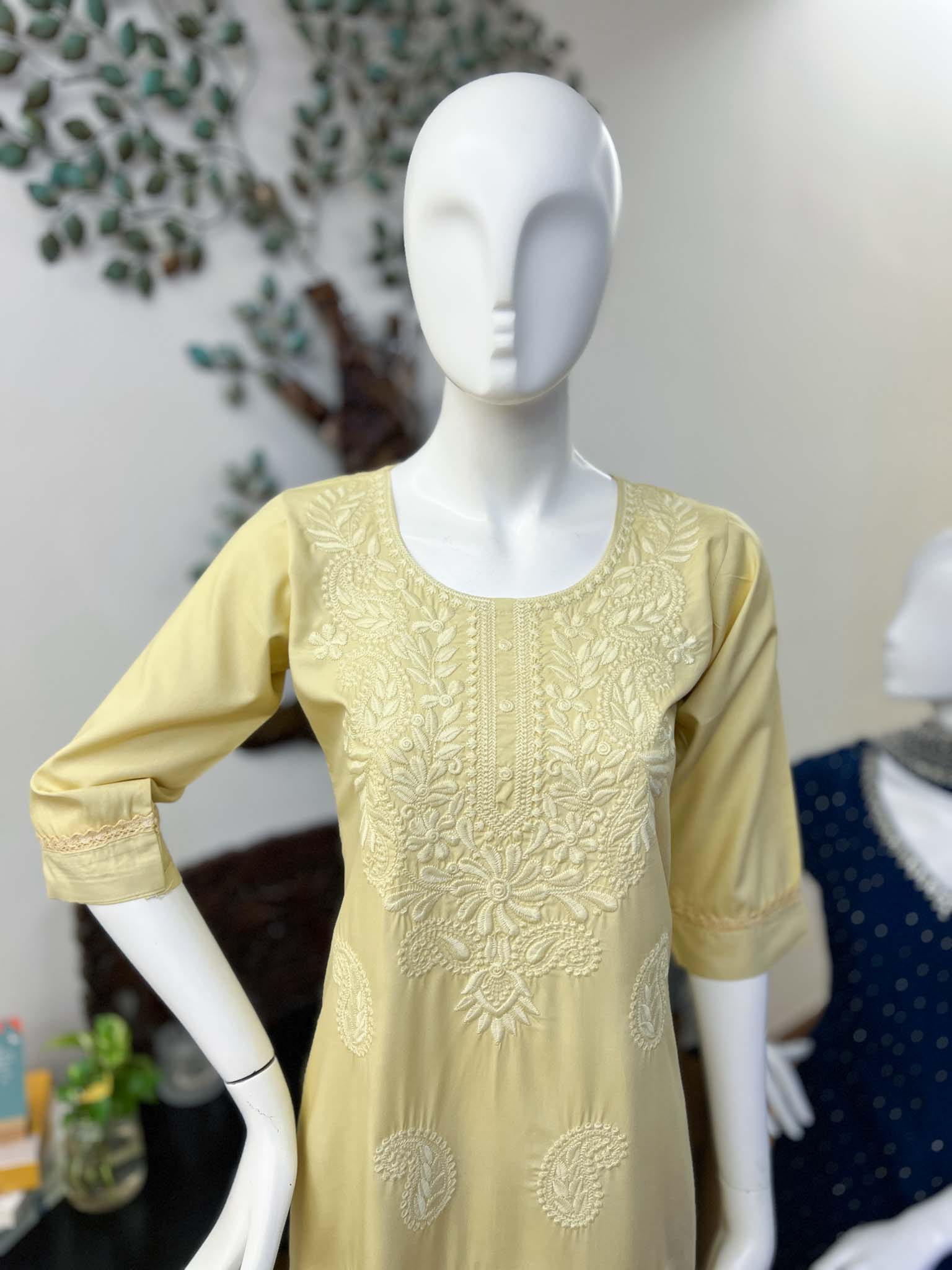 DSB0826-05-01 Pastel Yellow Kurta & Pants