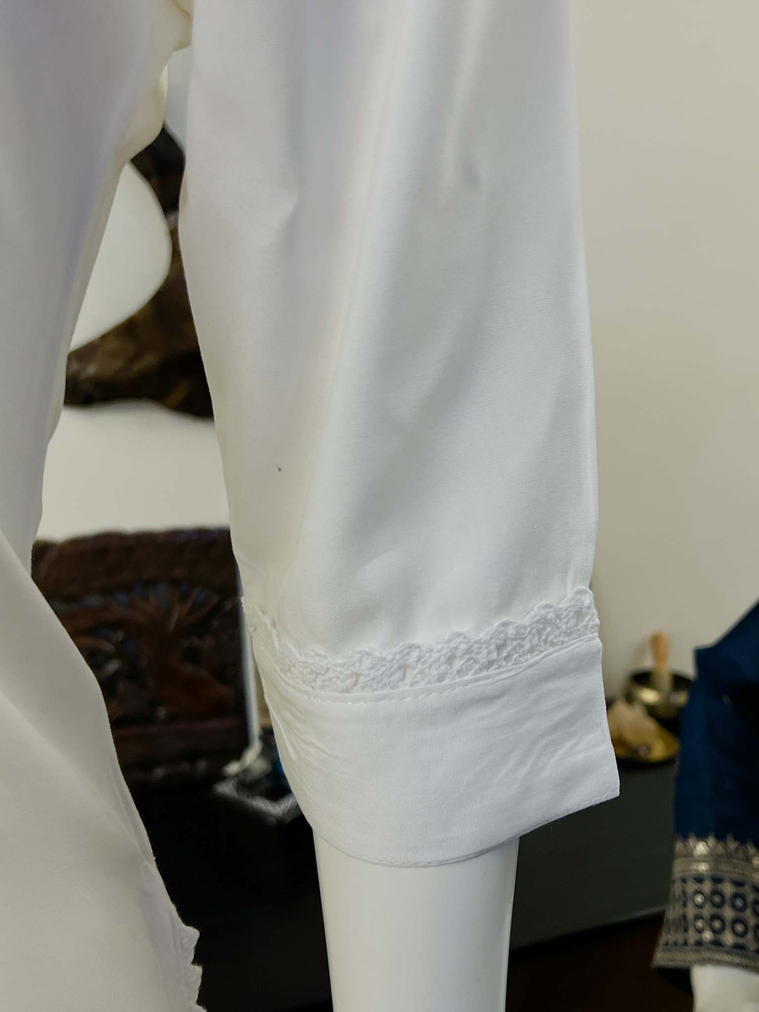 DSB0826-04 White Kurta & Pants - Image 3