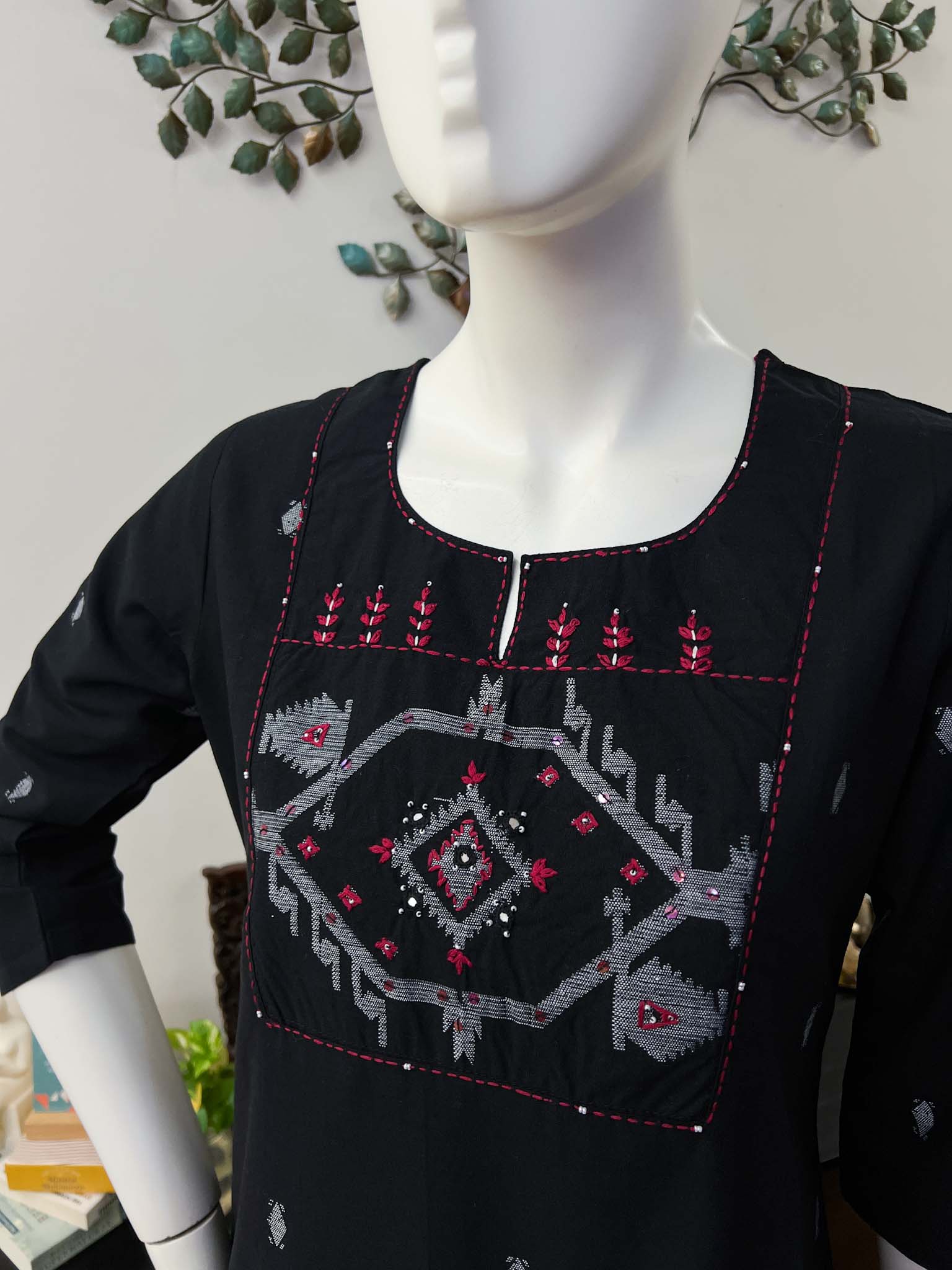DSB0826-12 Black Kurta & Pants - Image 2