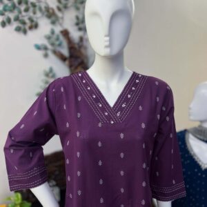DSB0826-14 Wine Shade Kurta & Pants