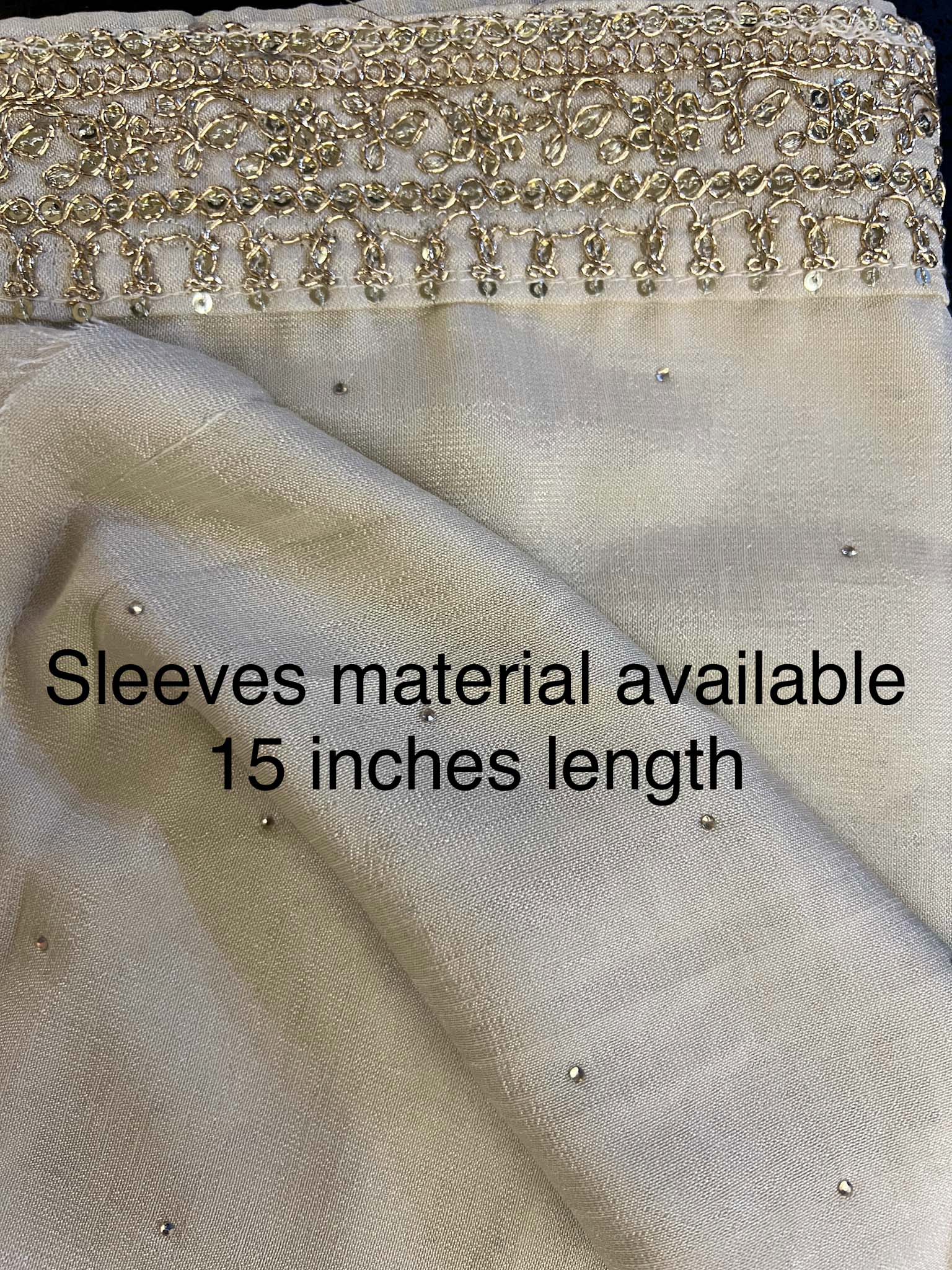 DSB0826-34 Ivory Shade Anarkali Set - Image 4